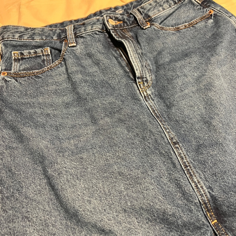 Old Navy Blue Denim Maxi Skirt - Picture 4 of 6
